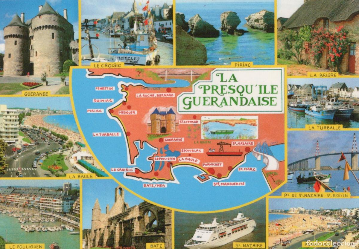 Postkarten: France Gu&eacute;rande La Presqu &Icirc;le Gu&eacute;randaise Vues Multiples *YAB232