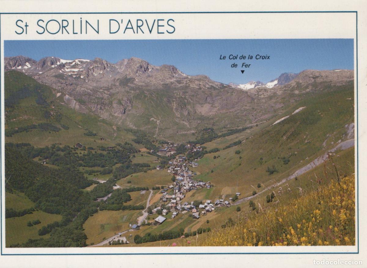 Postkarten: France Saint Sorlin d Arves Savoie Mountain Village Panorama *YAB240