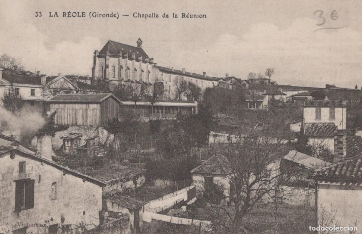 Postkarten: France La R&eacute;ole Chapelle de la R&eacute;union Paysage Urbain Unposted *YAB322