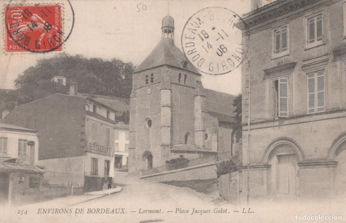 Cartes Postales: France Lormont Place Jacques Gelot &Eacute;glise Architecture *YAB334