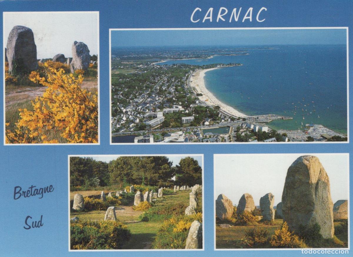 Cartes Postales: France Carnac Paysage C&ocirc;tier et Alignements de Menhirs *YAB257
