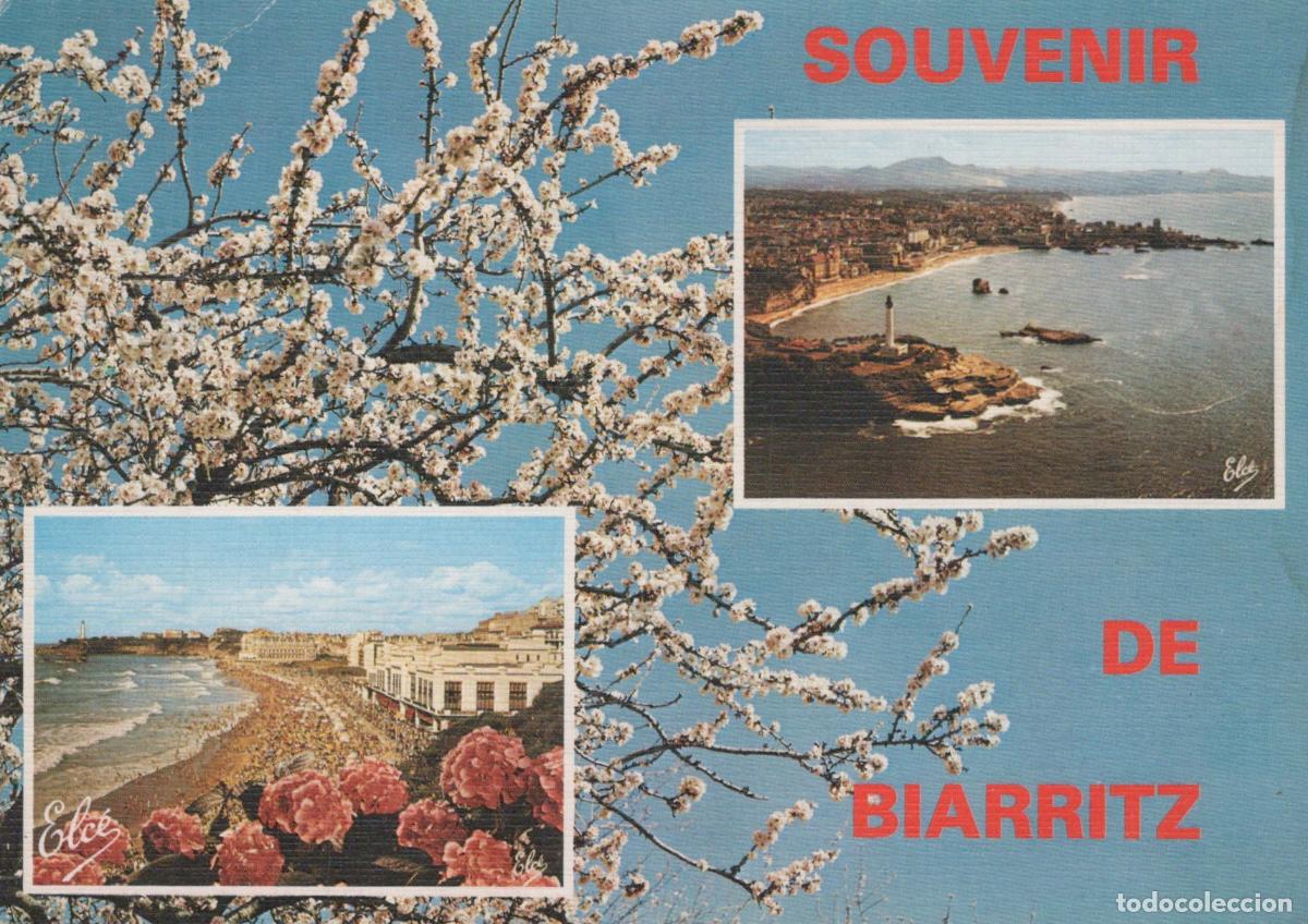 Cartes Postales: France Biarritz Vues Panoramiques C&ocirc;te Basque Plage Phare Unposted *YAB262