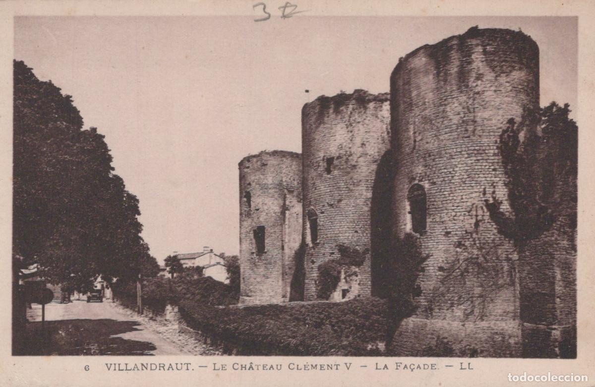 Cartes Postales: France Villandraut Ch&acirc;teau Cl&eacute;ment V Ruines *YAB357