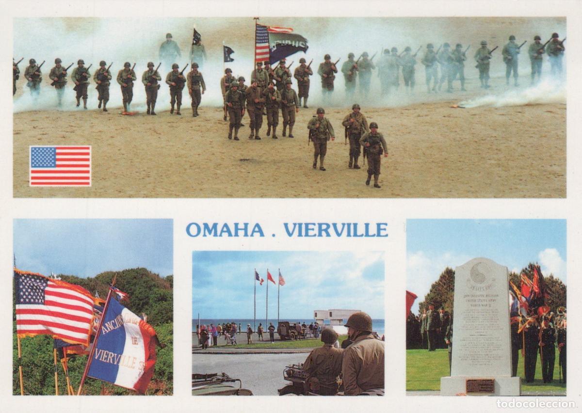 Cartes Postales: France Omaha Vierville Normandie D Day Comm&eacute;moration Plage Unposted *YAB271