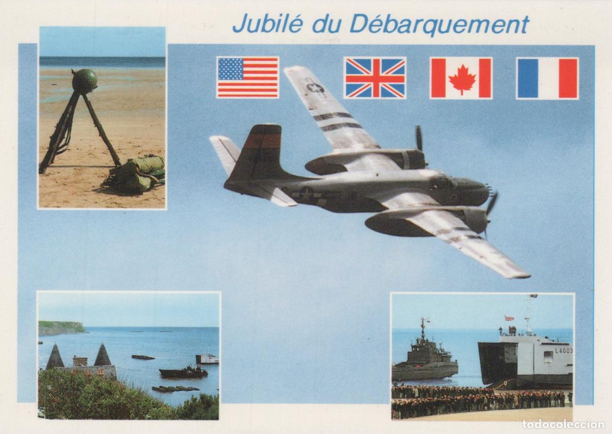 Cartes Postales: France Normandie D Day Jubil&eacute; Seconde Guerre Mondiale A&eacute;ronef Unposted *YAB273