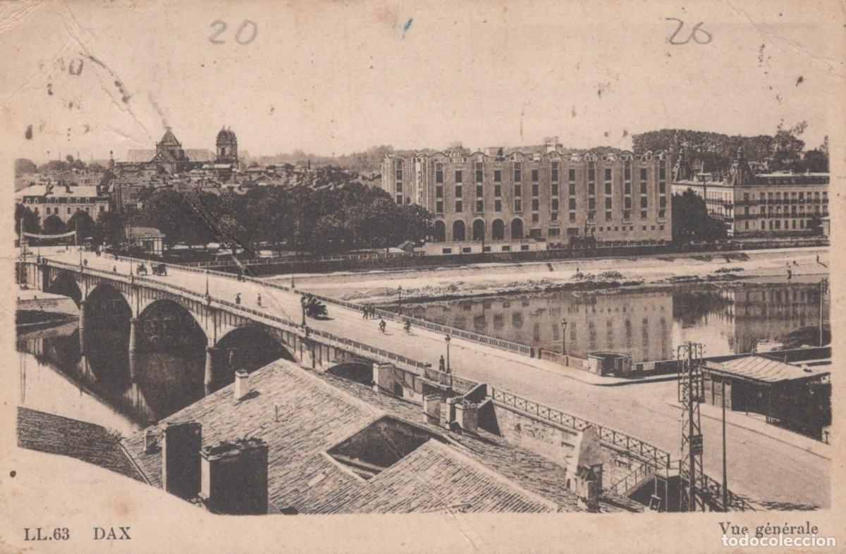 Postkarten: France Dax Pont sur L Adour Vue G&eacute;n&eacute;rale de la Ville *YAB381