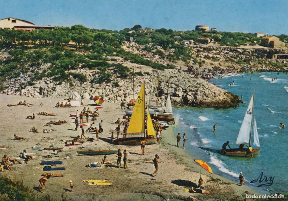 Postkarten: France Marseille Provence Plage Sainte Croix C&ocirc;te Bleue Unposted *YAB295