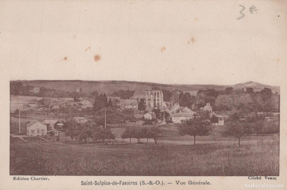 Cartoline: France Saint Sulpice de Favi&egrave;res Village &Eacute;glise Unposted *YAB308