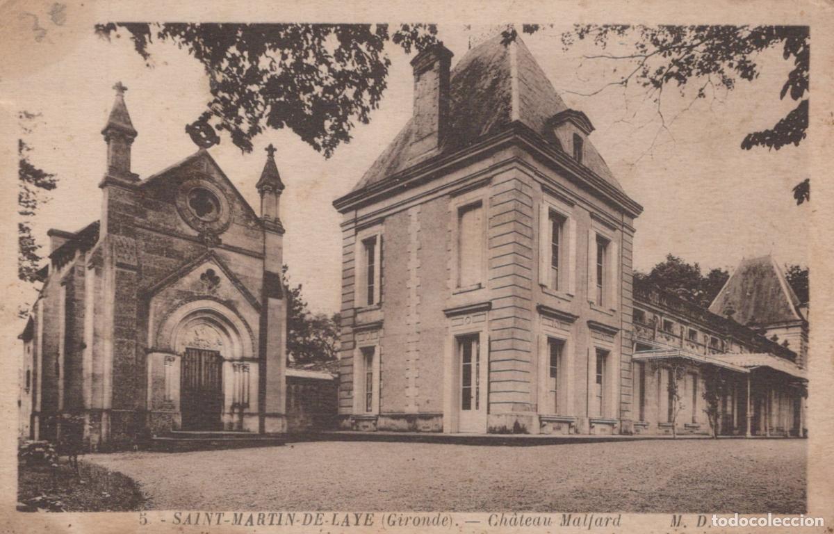 Cartoline: France Saint Martin de Laye Ch&acirc;teau Mallard Architecture Historique *YAB310