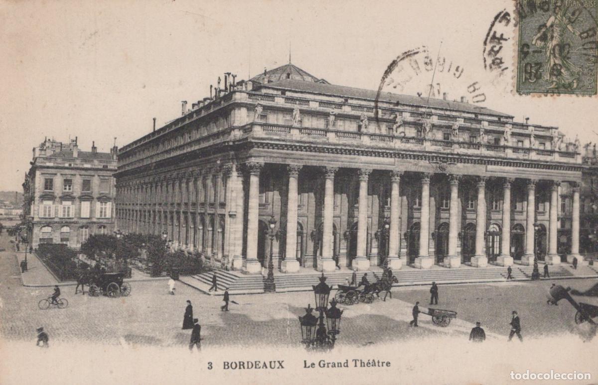 Cartoline: France Bordeaux Grand Th&eacute;&acirc;tre Architecture Urbaine *YAB413