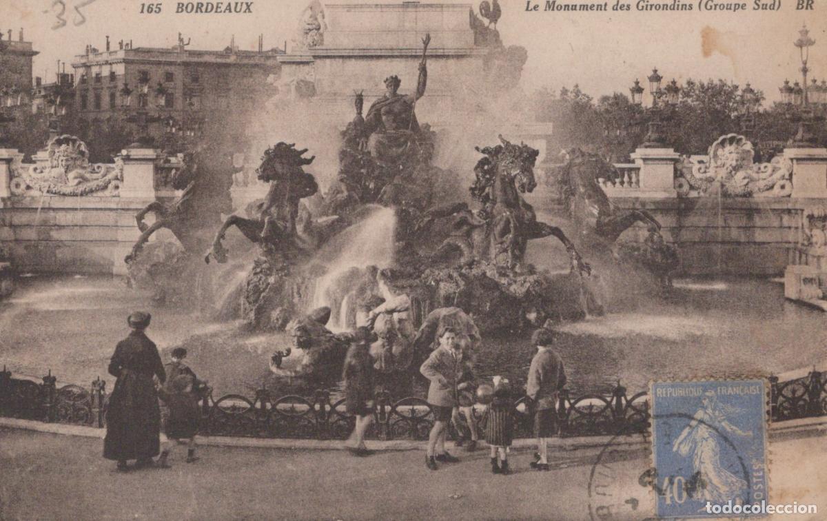 Cartoline: France Bordeaux Monument Girondins Fontaine *YAB414