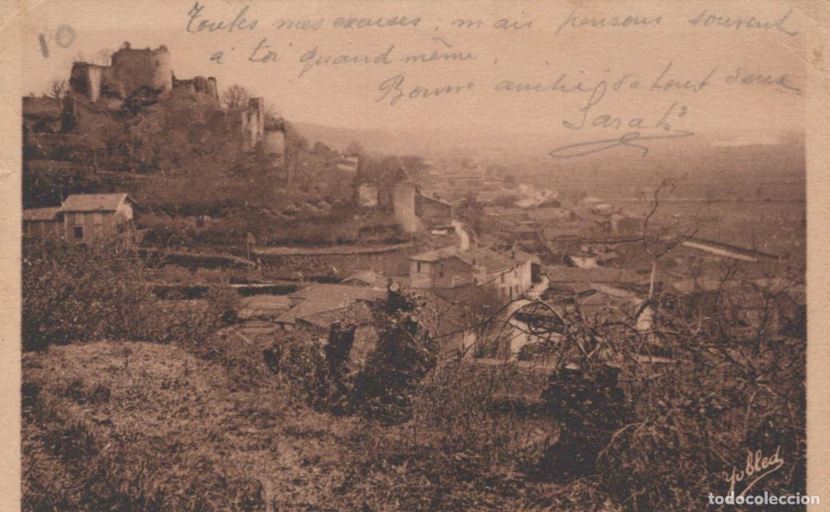Postkarten: France Vesoul Ch&acirc;teau en Ruines et Vue Ville *YAB323