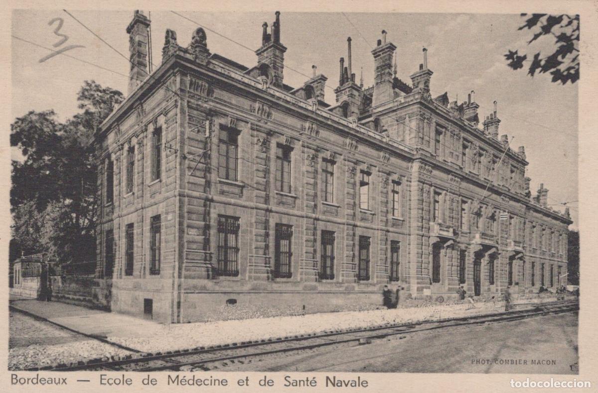 Postkarten: France Bordeaux &Eacute;cole M&eacute;decine Sant&eacute; Navale Architecture *YAB426