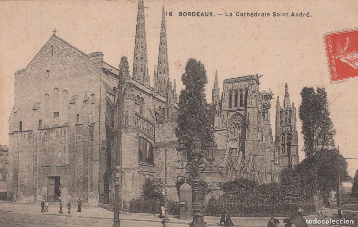 Postkarten: France Bordeaux Cath&eacute;drale Saint Andr&eacute; Architecture *YAB424