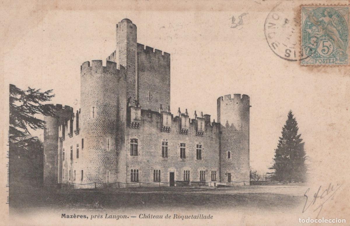 Postkarten: France Maz&egrave;res Ch&acirc;teau de Roquetaillade Pr&egrave;s Langon *YAB325