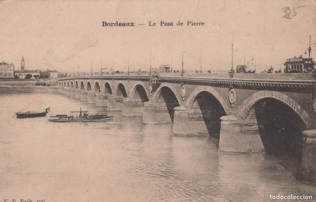 Postkarten: France Bordeaux Pont de Pierre Architecture *YAB431
