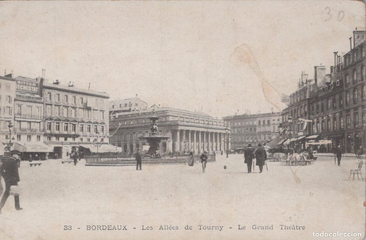 Postkarten: France Bordeaux Grand Th&eacute;&acirc;tre All&eacute;es Tourny *YAB434