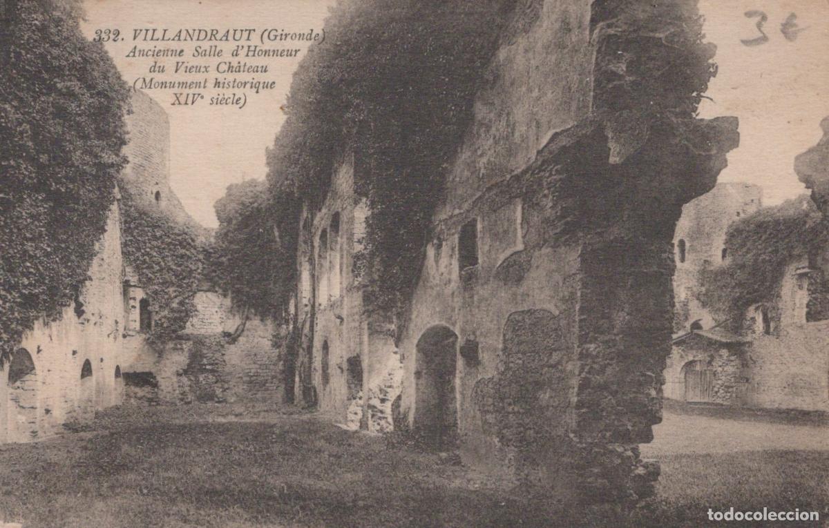 Postkarten: France Villandraut Ancienne Salle D Honneur Vieux Ch&acirc;teau *YAB350