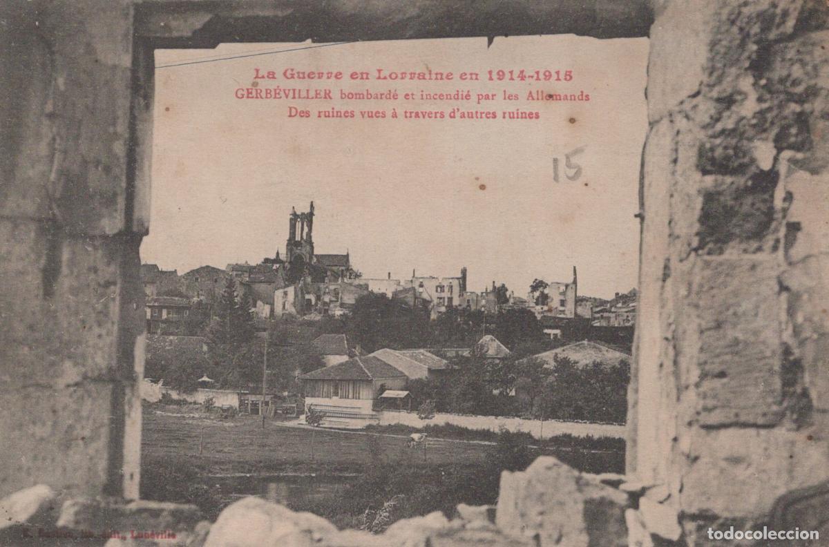 Postkarten: France Gerb&eacute;viller Guerre 1914 1915 Ruines Ville Bombard&eacute;e *YAB473