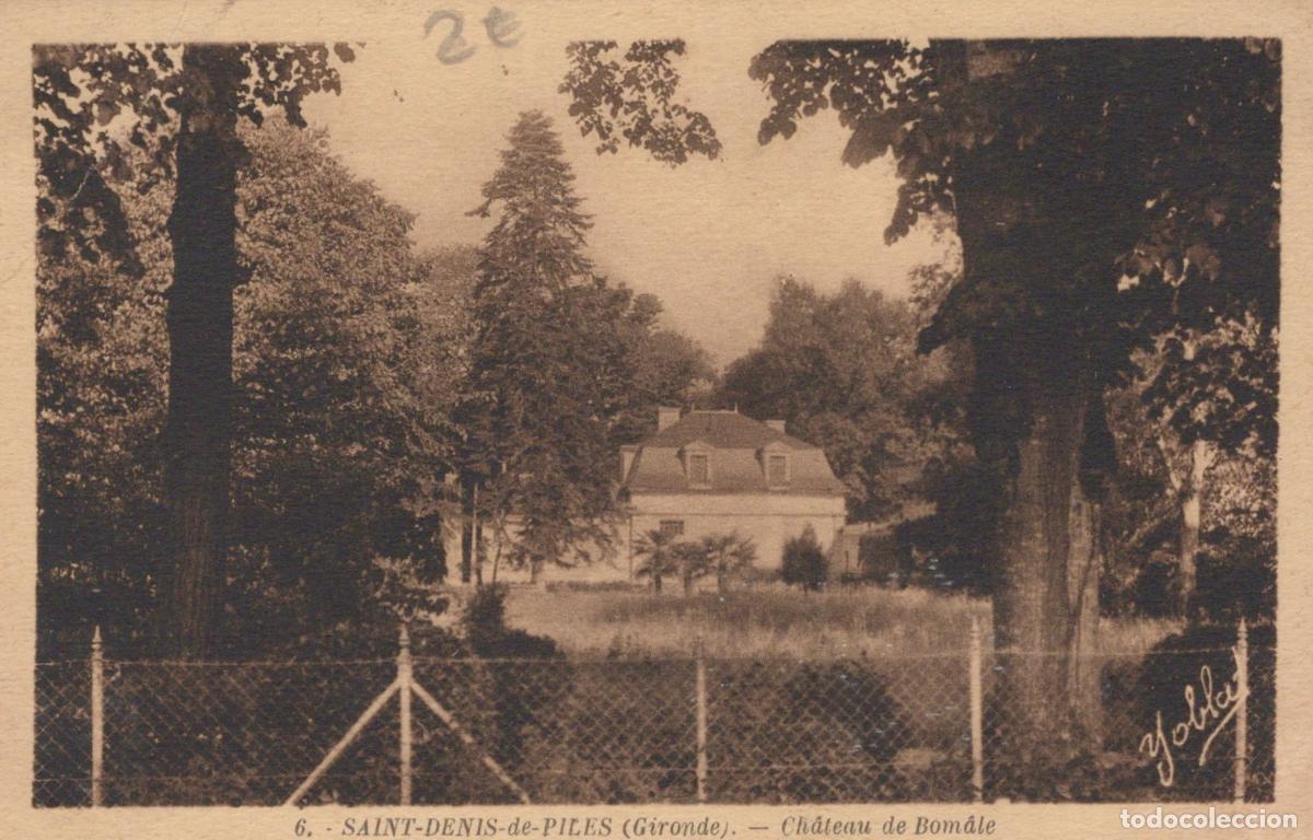 Cartoline: France Saint Denis de Piles Ch&acirc;teau de Bom&acirc;le Architecture Unposted *YAB499