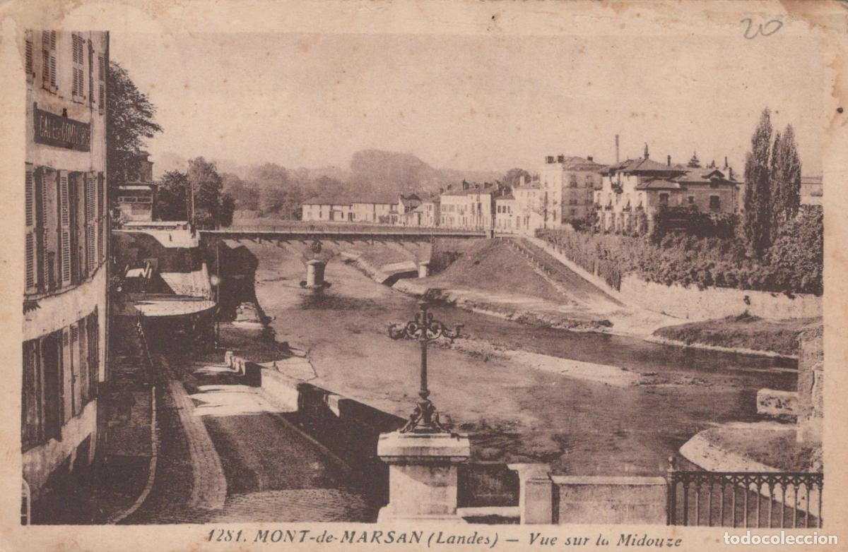 Cartoline: France Mont de Marsan Vue Rivi&egrave;re Midouze Ponts Architecture *YAB395
