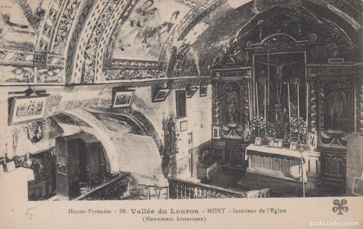 Cartoline: France Mont Int&eacute;rieur &Eacute;glise Monument Historique Unposted *YAB521