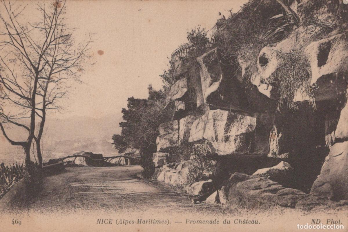 Postkarten: France Nice Promenade du Ch&acirc;teau Chemin Rocheux *YAB536