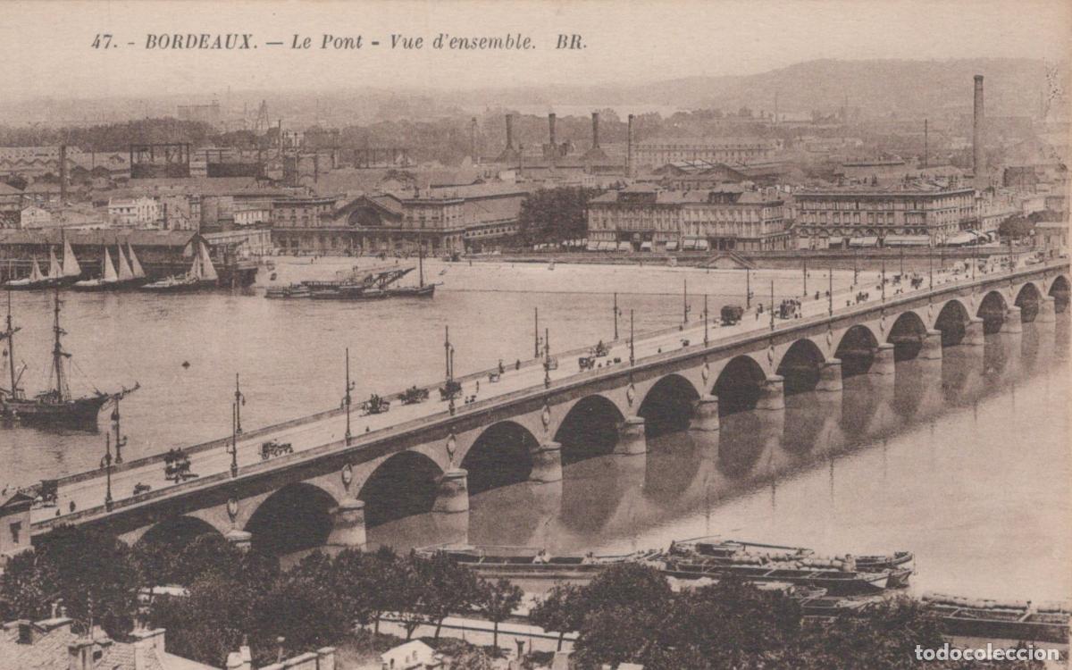 Postkarten: France Bordeaux Pont de Pierre Vue D Ensemble *YAB417