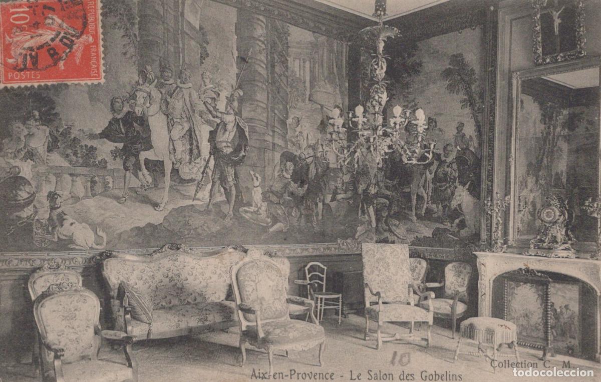 Postkarten: France Aix en Provence Salon des Gobelins Int&eacute;rieur D&eacute;cor&eacute; *YAB544