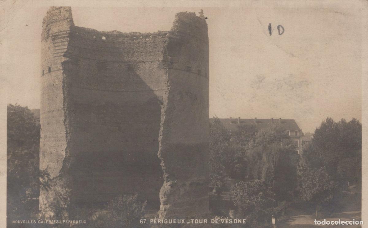 Postkarten: France P&eacute;rigueux Ruines Tour de V&eacute;sone Architecture Romaine *YAB558
