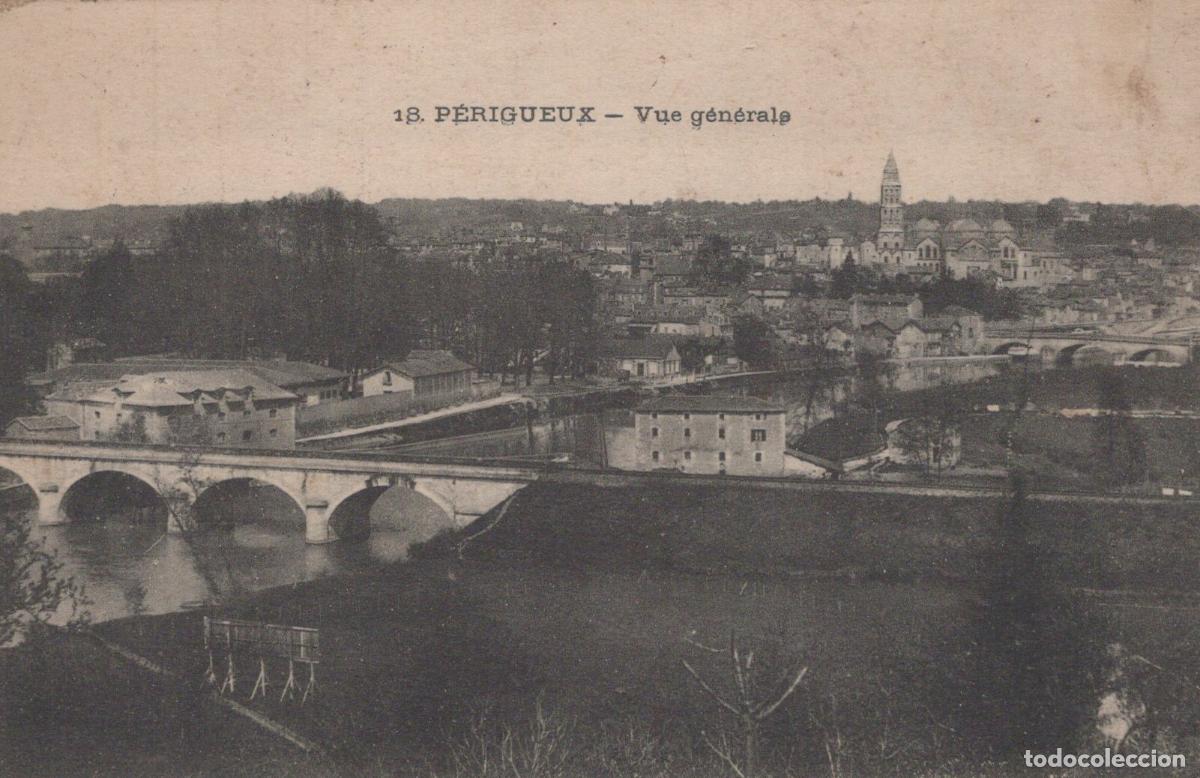 Postkarten: France P&eacute;rigueux Vue G&eacute;n&eacute;rale Ville Rivi&egrave;re Ponts Cath&eacute;drale *YAB561