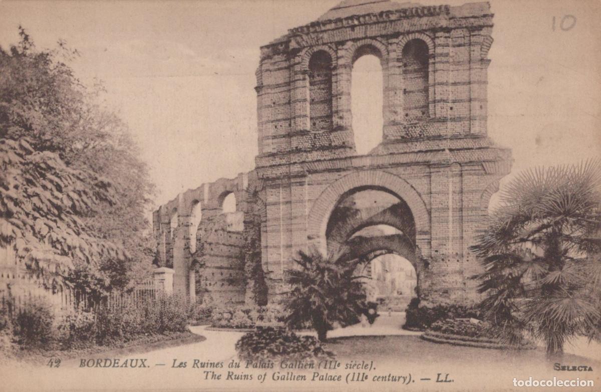 Postkarten: France Bordeaux Ruines Palais Gallien Architecture *YAB432