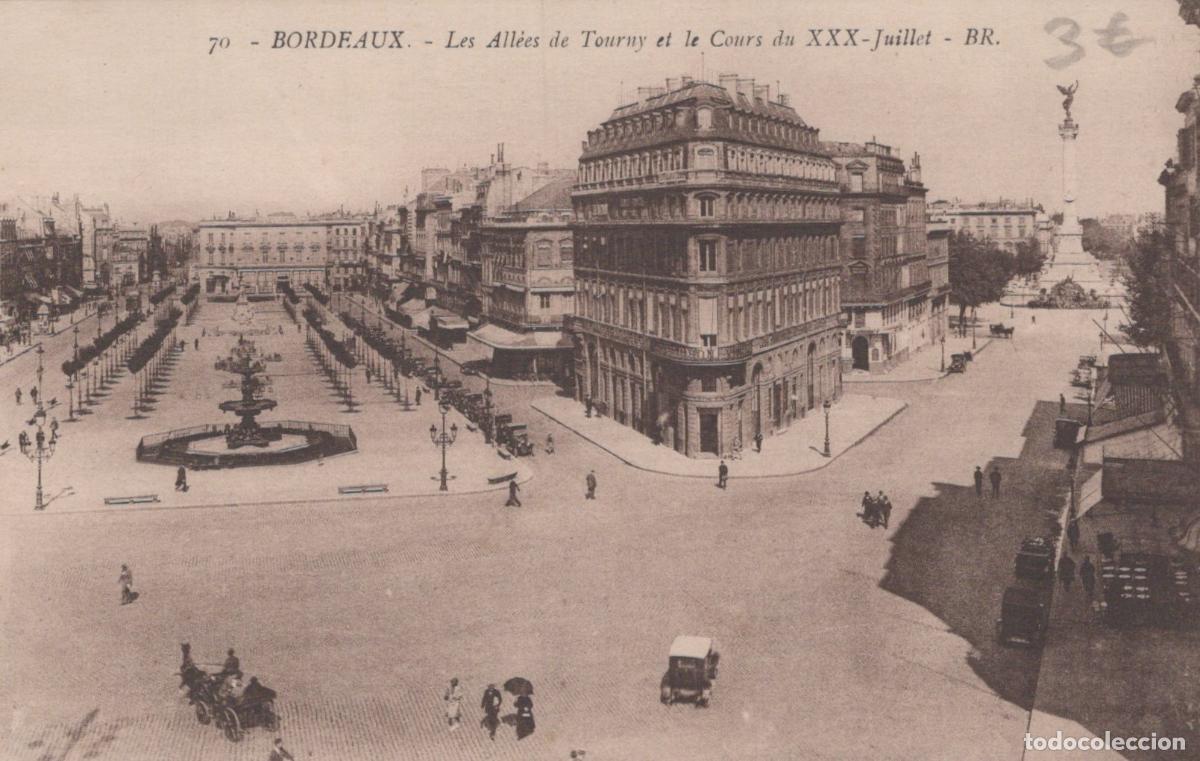 Cartes Postales: France Bordeaux All&eacute;es Tourny Cours XXX Juillet Architecture Unposted *YAB435