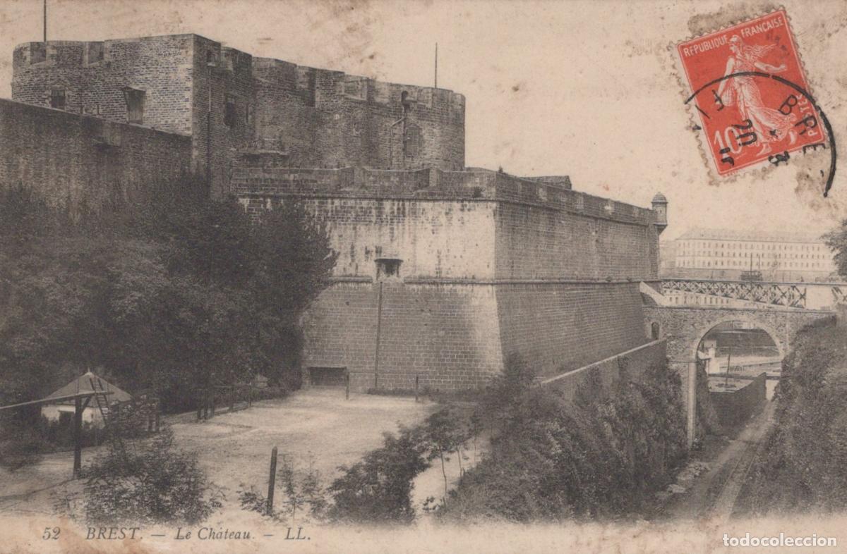 Cartes Postales: France Brest Le Ch&acirc;teau Forteresse M&eacute;di&eacute;vale *YAB569