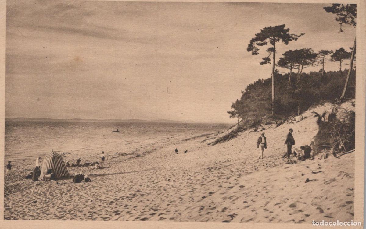 Postkarten: France Arcachon Plage des Abattilles Bord de Mer Pin&egrave;de *YAB573