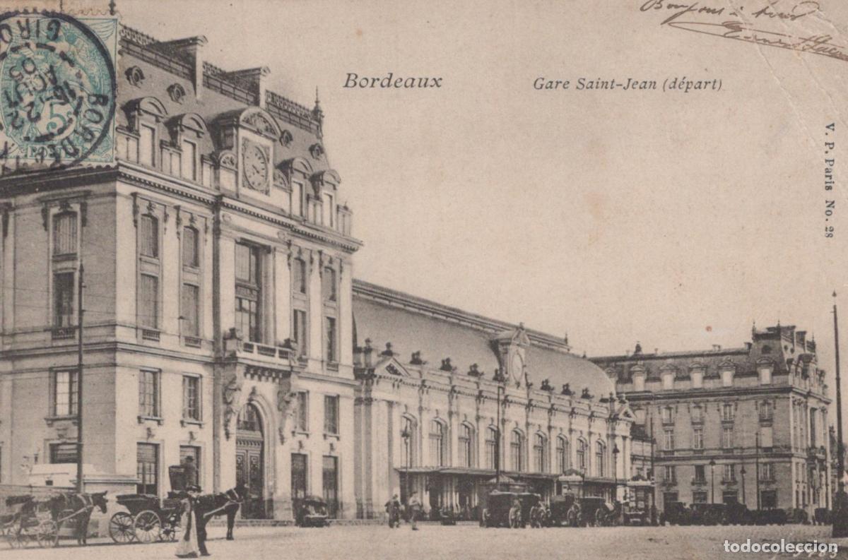 Cartes Postales: France Bordeaux Gare Saint Jean Architecture Ferroviaire *YAB440