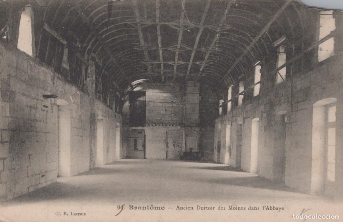 Cartes Postales: France Brant&ocirc;me Nouvelle Aquitaine Int&eacute;rieur Ancien Dortoir Moines *YAB574