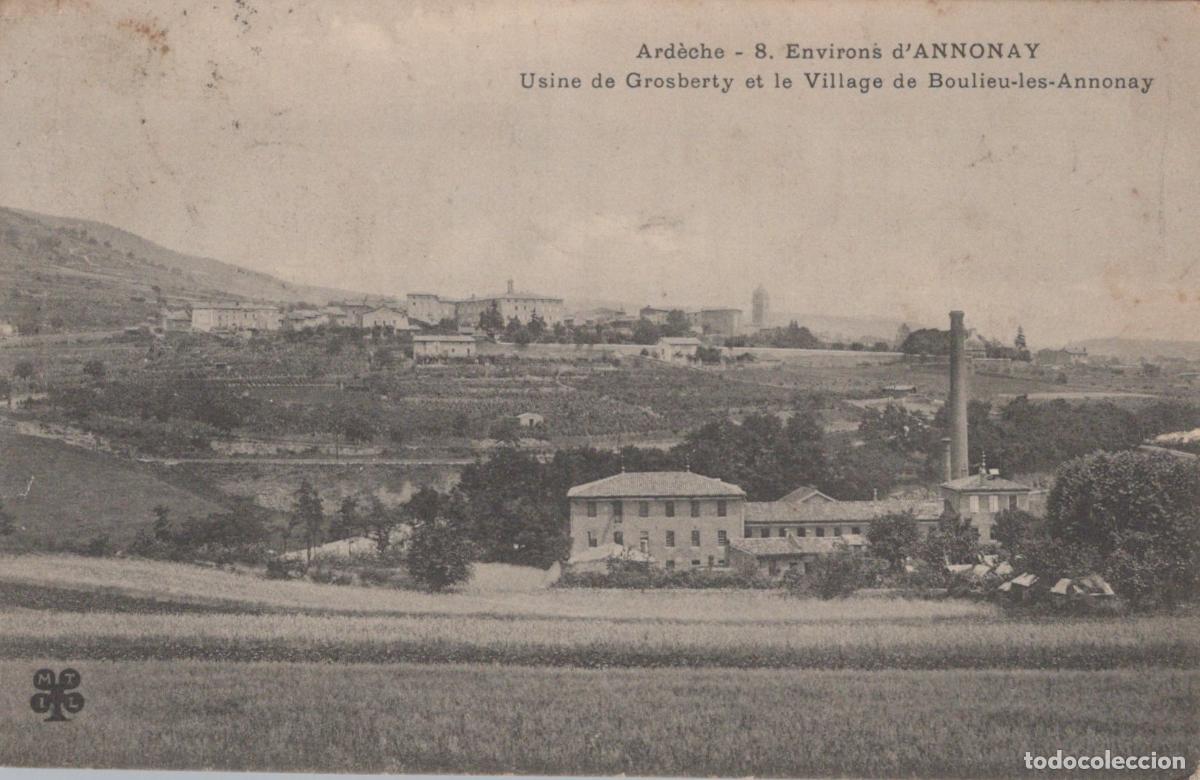 Postcards: France Annonay Usine Grosberty Village Boulieu les Paysage Industriel *YAB591