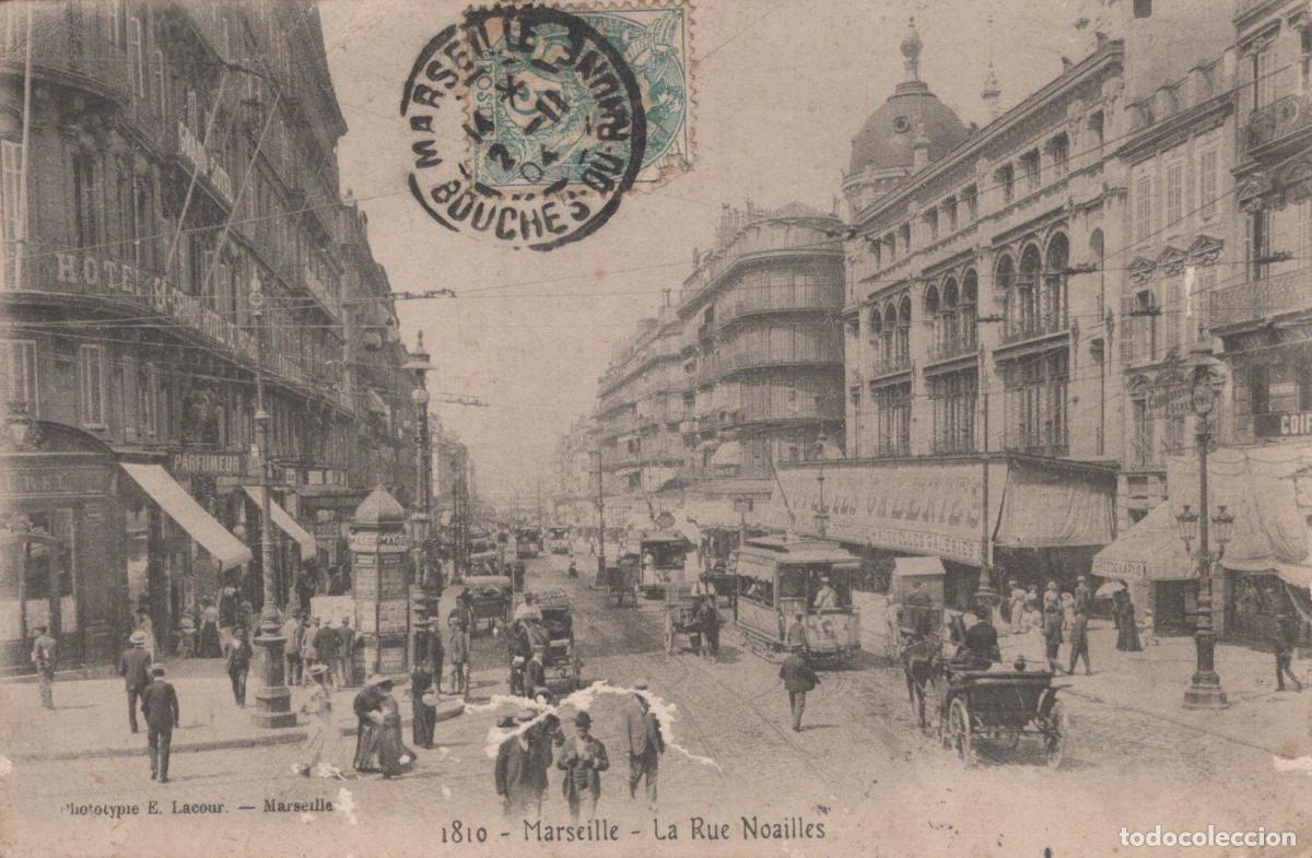 Postcards: France Marseille Rue Noailles Sc&egrave;ne Urbaine *YAB596