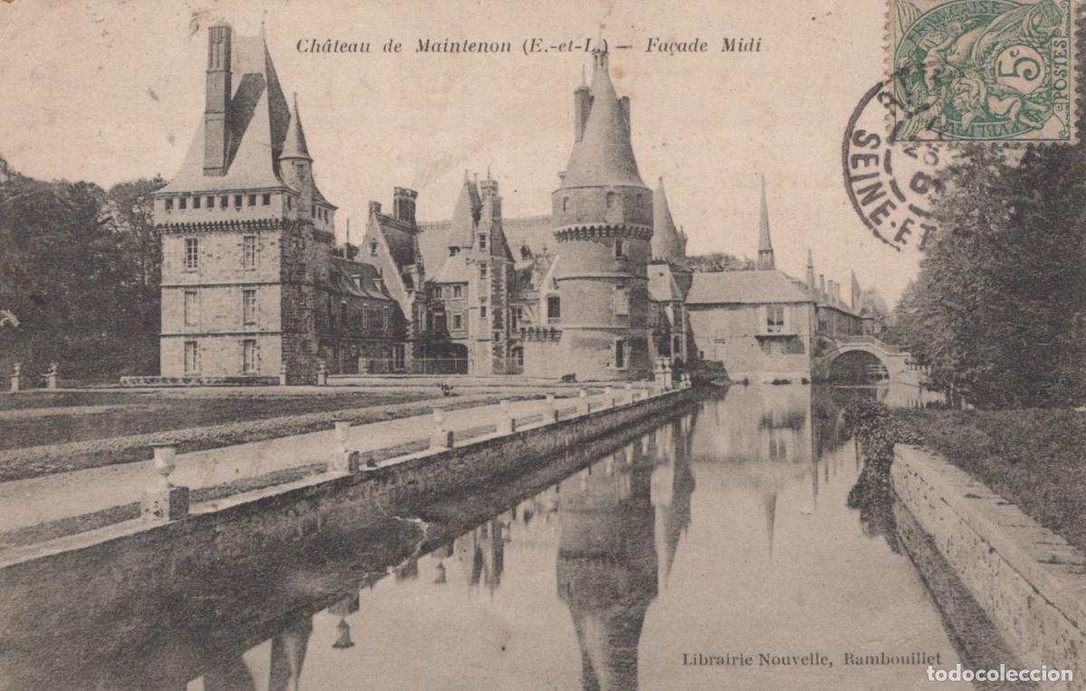 Postcards: France Maintenon Ch&acirc;teau Fa&ccedil;ade MIDI Douves Architecture *YAB609