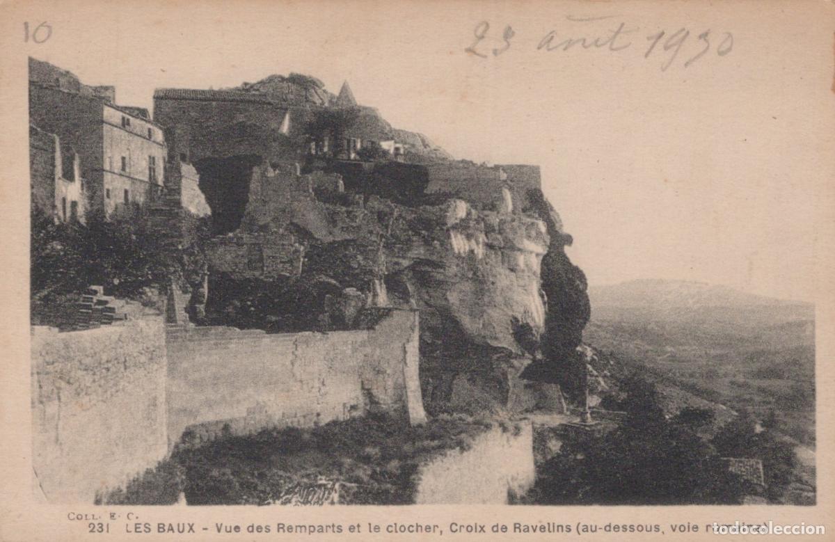 Postcards: France Les Baux Remparts M&eacute;di&eacute;vaux Clocher Croix des Ravelins Post&eacute;e *YAB619