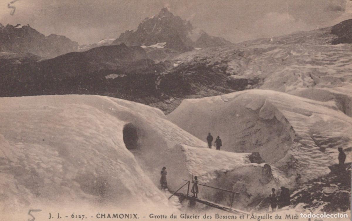 Postcards: France Chamonix Haute Savoie Grotte du Glacier des Bossons Unposted *YAB615