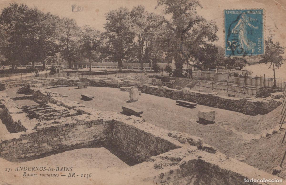 Postcards: France Andernos les Bains Gironde Ruines Romaines Architecture Post&eacute;e *YAB622