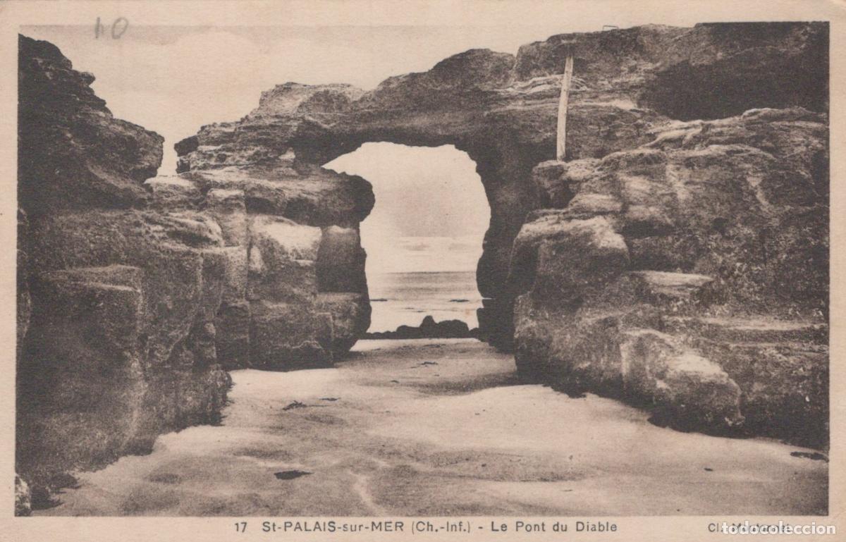 Postcards: France St Palais sur Mer Charente M le Pont du Diable *YAB480