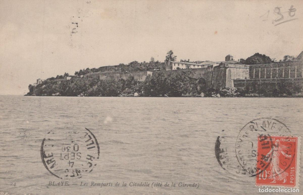 Postcards: France Blaye Remparts Citadelle sur *YAB644