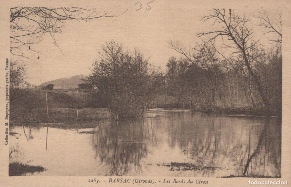 Cartes Postales: France Barsac Les Bords du Ciron Rivi&egrave;re Paysage *YAB647