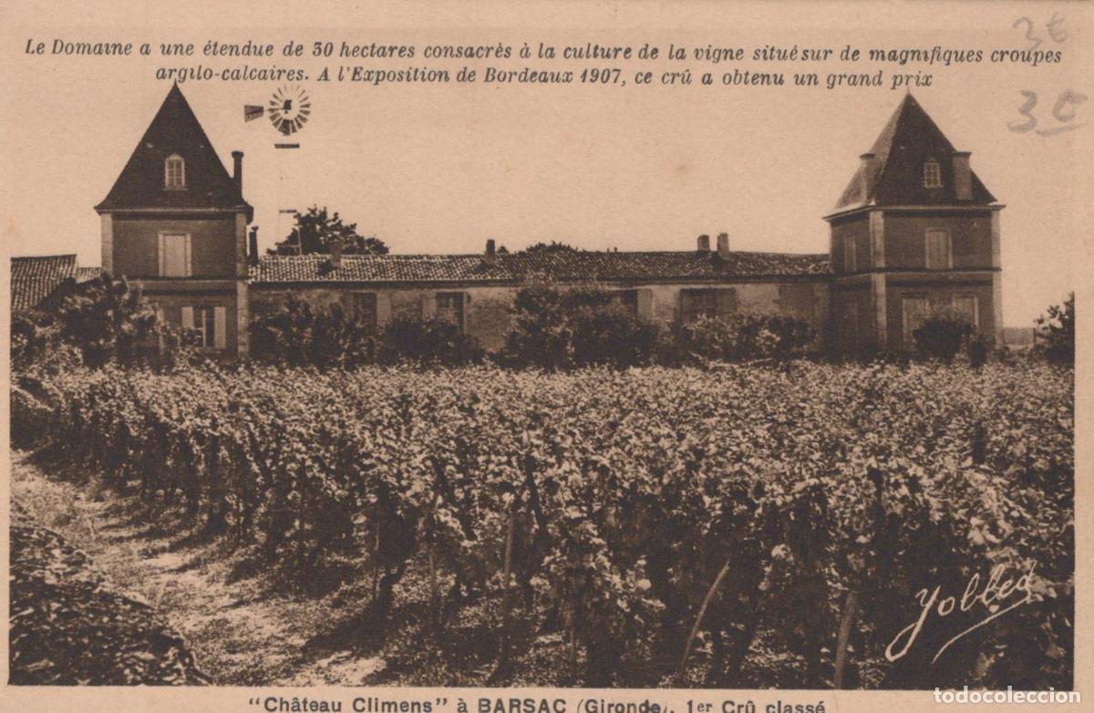 Cartes Postales: France Barsac Ch&acirc;teau Climens Vignoble 1er Cr&ucirc; Class&eacute; Architecture *YAB650