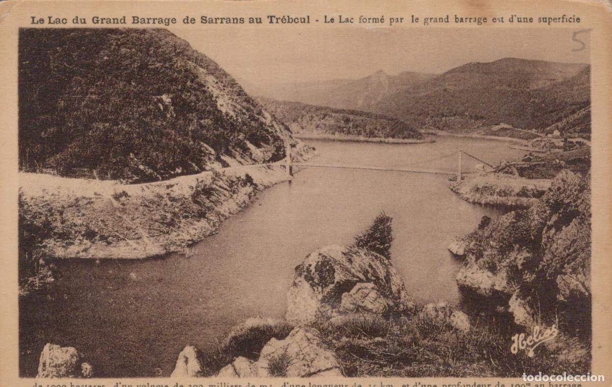Postkarten: France Sarrans Lac du Barrage de Pont Suspendu Unposted *YAB520