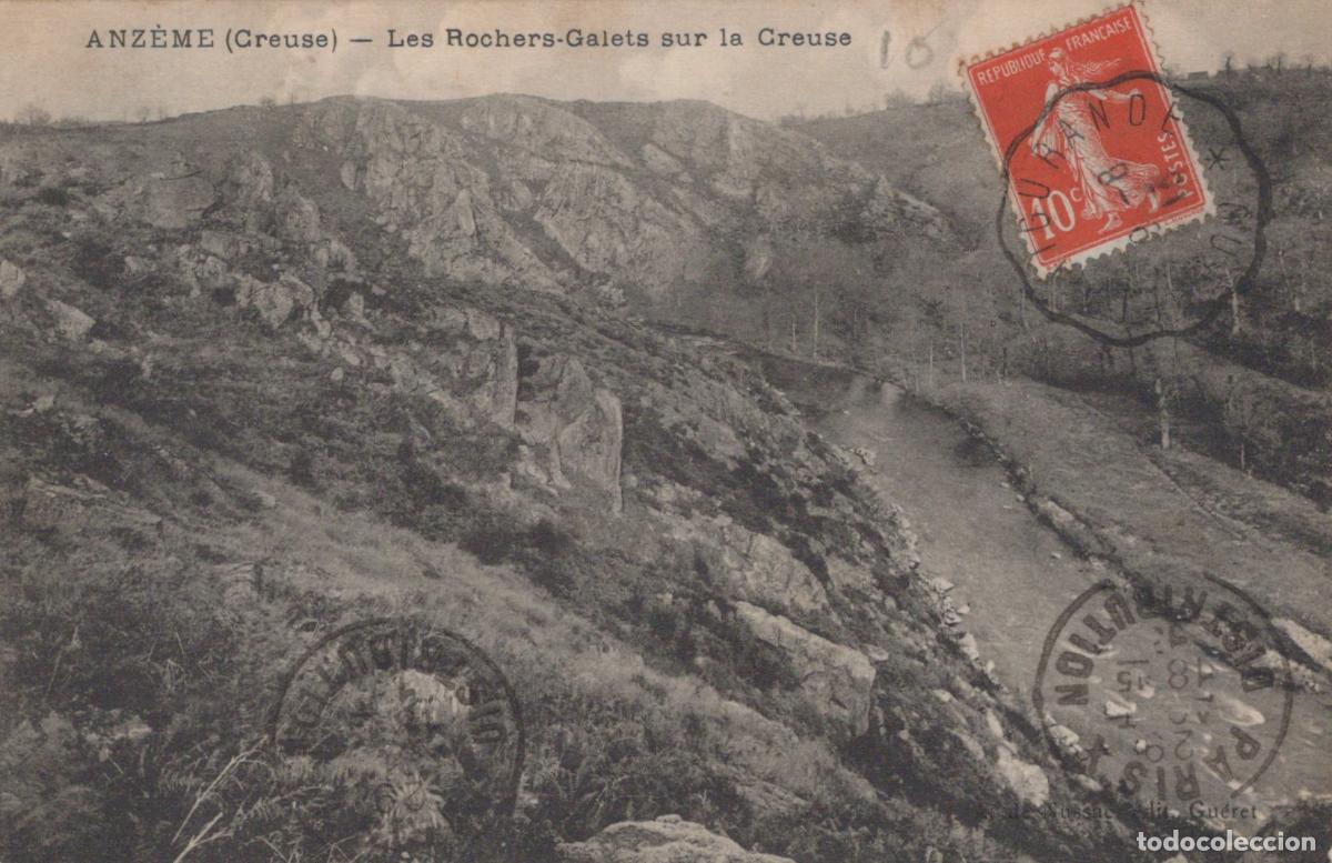 Postkarten: France Anz&ecirc;me Paysage Roches Galets Rivi&egrave;re *YAB522