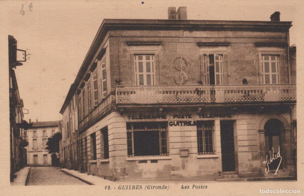 Postkarten: France Guitres Les Postes T&eacute;l&eacute;graphes T&eacute;l&eacute;phones 1940 *YAB692